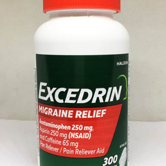 Viên Uống Giảm Đau Đầu Excedrin Extra Strength - Hỗ Trợ Hiệu Quả Đau Nửa Đầu, Cải Thiện Cảm Giác Khó Chịu, Dễ Dàng Sử Dụng