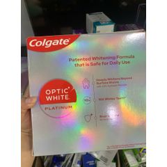 Kem Đánh Răng Colgate Optic White Platinum 4in1 - Làm Trắng Răng Lên Đến 10 Tone Chỉ Trong 10 Ngày - 116gr Tách Lẻ