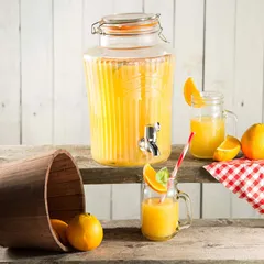 Bình Nước Thủy Tinh Kilner Vintage 8L - Đựng Nước và Cocktails, Phong Cách Cổ Điển, Lý Tưởng Cho Tiệc Tùng và Gia Đình