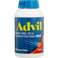 Viên Giảm Đau Hạ Sốt Advil 200mg - Hỗ Trợ Hiệu Quả Đau Đầu, Đau Răng, Hạ Sốt - 360 Viên Thực Phẩm Chức Năng Mỹ
