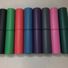 Thảm Tập Yoga Cao Su Hatha 5mm - Chống Trơn Trượt, Đàn Hồi Tốt, Nhiều Màu Sắc Sang Chảnh, Tặng Túi Đựng Chất Lượng Cao