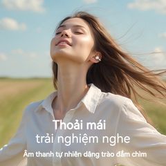 Tai Nghe Không Dây X31 Kẹp - Âm Thanh HiFi, Bluetooth 5.4, Thiết Kế Công Thái Học, Giảm Tiếng Ồn, Tự Động Kết Nối - Siêu Thoải Mái