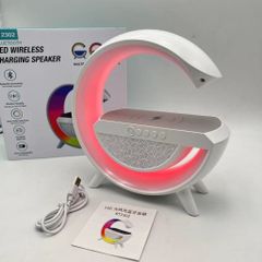 Loa Bluetooth LED RGB Chữ G - Thiết Kế Sang Trọng, Đèn Nháy Theo Nhạc, Âm Thanh Sống Động, Sạc Nhanh