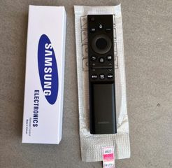 Điều Khiển TV Samsung QLED Chính Hãng Với Chức Năng Giọng Nói VOICE, Bao Gồm Pin - Điều Khiển Thông Minh Fullbox