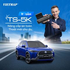 Camera Hành Trình Vietmap TS-5K Ghi Hình 4K Ultra HD - Hệ Thống ADAS An Toàn, Kết Nối Wi-Fi Siêu Nhanh, Cảnh Báo Giao Thông Chi Tiết