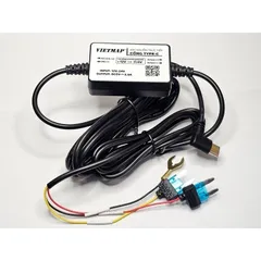 Bộ Nguồn Trực Tiếp ACC Type C cho Camera Hành Trình Vietmap TS-5K, M2, M1 (2025), S860, S720, R440 - Phụ Kiện An Toàn và Tiện Dụng