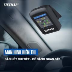 Cảm Biến Áp Suất Lốp VIETMAP TW50 - TPMS Thông Minh, Cảnh Báo Giọng Nói Tiếng Việt, Hiển Thị Tốc Độ Giới Hạn, An Toàn Tối Ưu Cho Ô Tô