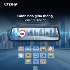 Camera Hành Trình Vietmap R440 - Ghi Hình 4K Siêu Nét, Cảnh Báo Giao Thông Thông Minh, Điều Khiển Bằng Giọng Nói, GPS & Wi-Fi 6
