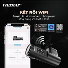 Camera hành trình VIETMAP TS-C9P 2K siêu nét với GPS tích hợp, góc quay 150°, Wi-Fi và cảm biến G-Sensor, an toàn cho mọi chuyến đi