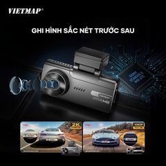 Camera Hành Trình Vietmap Speedmap M2 - Thông Minh, Ghi Hình 2K, Cảnh Báo Giao Thông Trực Tiếp, 4G & Wi-Fi, Giám Sát An Toàn 24/7
