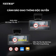 Camera Hành Trình Vietmap Speedmap M2 - Thông Minh, Ghi Hình 2K, Cảnh Báo Giao Thông Trực Tiếp, 4G & Wi-Fi, Giám Sát An Toàn 24/7