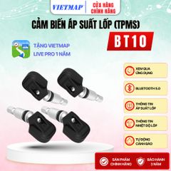 Cảm Biến Áp Suất Lốp TPMS Bluetooth Vietmap BT10 - Giải Pháp Theo Dõi Nhiệt Độ và Áp Suất An Toàn Cho Xe Hơi