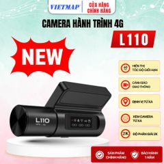 Camera Hành Trình Vietmap L110 - Giám Sát 24/7, Kết Nối 4G và Lưu Trữ Đám Mây, Chất Lượng 2K Với Cảnh Báo Giao Thông Bằng Giọng Nói