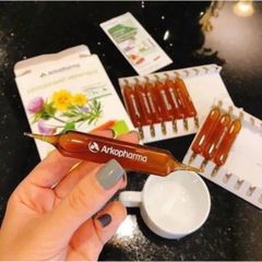 Nước Uống Thải Độc Gan Arkopharma Détoxifiant Hépatique - Hỗ Trợ Tiêu Hóa, Thanh Lọc Cơ Thể Từ Thảo Dược Pháp, 20 Ống Uống