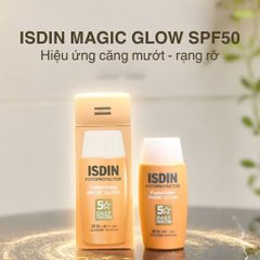 Kem Chống Nắng IS DIN Fusion Water Magic Glow SPF50+ 50ml - Hiệu Ứng Da Rạng Rỡ, Mỏng Nhẹ, Chống Tia UVA/UVB An Toàn
