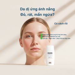 Kem Chống Nắng ISDIN FotoUltra Solar Allergy SPF 100+ - Bảo Vệ Da Dị Ứng, Siêu Nhạy Cảm, An Toàn Cho Da Sau Can Thiệp