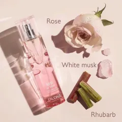 Nước Hoa Không Cồn CAUDALIE Rose de Vigne 50ml - Hương Hoa Hồng Tươi Mát, Phù Hợp Cho Người Dị Ứng Cồn, Dưỡng Da Và Tóc