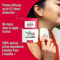 Lăn Chống Muỗi Puressentiel Tự Nhiên 20ml - Bảo Vệ Da Trước Côn Trùng, Hiệu Quả 8H, Dưỡng Ẩm An Toàn Cho Gia Đình