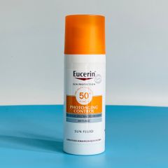 Kem Chống Nắng Eucerin Photoaging Control SPF50+ 50ml - Bảo Vệ Da Lão Hóa, Chống UVA/UVB, Kết Cấu Lỏng Nhẹ, Dưỡng Ẩm Tối Đa