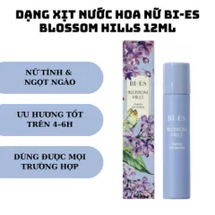 Nước Hoa Nữ Bi-Es Blossom Hills 12ml - Eau De Parfum Hương Hoa Hồng Ngọt Ngào, Made in France, Lưu Hương Trên 6 Giờ