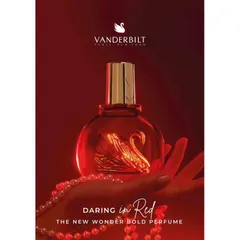 Nước hoa VANDERBILT Daring in RED 30ml - Hương nước hoa quyến rũ cho phụ nữ tự tin, phù hợp cho buổi hẹn hò và tiệc đêm