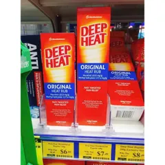 Kem Nóng Giảm Đau Mentholatum Deep Heat Original 140g - Giúp Giảm Đau Vai, Lưng, Khớp Nhanh Chóng, Hàng Chính Hãng Úc