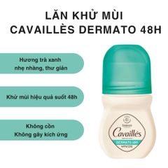 Lăn Khử Mùi Rogé Cavaillès Dermato 48h – Dịu Nhẹ Cho Da Nhạy Cảm, Hương Trà Xanh