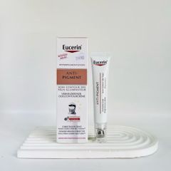 Kem mắt Eucerin Anti-Pigment 15ml - Giảm quầng thâm, sáng da mắt, đầu massage kim loại, cho mọi loại da