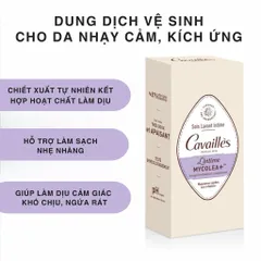 Dung dịch vệ sinh phụ nữ Rogé Cavailles Mycolea Intimate 200ml - Dịu nhẹ cho vùng nhạy cảm, hỗ trợ làm sạch và làm dịu kích ứng