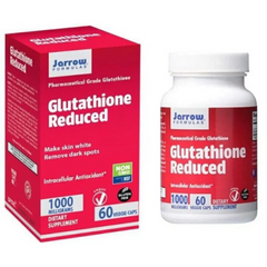 (Cao cấp) Viên Uống Hỗ Trợ Trắng Da Jarrow Glutathione 1000mg - 60 Viên Chính Hãng, Làm Sáng Da, làm dịu da Hiệu Quả, Sản Phẩm Cao Cấp Mỹ