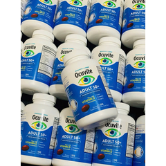 Viên uống bổ mắt Ocuvite Adult 50+ - Giải pháp chăm sóc sức khỏe mắt cho người trên 50 tuổi - Chính hãng Bausch & Lomb Mỹ