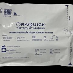 Bộ Xét Nghiệm HIV Oraquick Chính Hãng Bằng Dịch Miệng - Kiểm Tra Tình Trạng Sức Khỏe Nhanh Chóng Tại Nhà