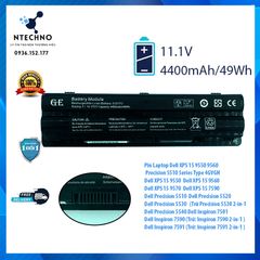 Pin Laptop Dell XPS 15 9550 9560 Precision 5510 Type 4GVGH - Bảo hành 12 tháng, Pin Zin chất lượng cao