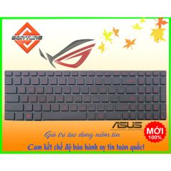 Bàn Phím Thay Thế Laptop Asus ROG GL552 GL552JX GL552VW GL552VX - Led Trắng, Chữ Đỏ, Bảo Hành 6 Tháng, Chất Lượng Cao