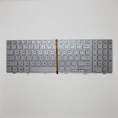 Bàn phím laptop Dell Inspiron 15-7000/15-7537 - Màu bạc, có đèn LED, bảo hành đổi mới, chất lượng cao, chuẩn US layout