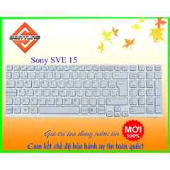 Bàn Phím Sony VAIO SVE15 Trắng - Phụ Kiện Laptop US Layout Chất Lượng Cao, Bảo Hành 9 Tháng, Không Liệt Phím