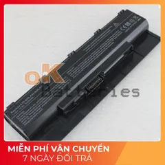 Pin Laptop Asus 6 Cell Chính Hãng N56V N56J N56VM N56VZ N56JN - Bảo Hành Đổi Mới 100%, Hiệu Suất Cao, Màu Đen