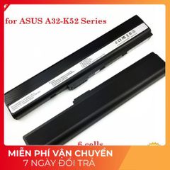 Pin Laptop Asus Chính Hãng 6 Cell Đen - Đổi Mới 100% - Phụ Kiện Thiết Bị Số Dành Cho Các Mẫu X52F, X52J, X52D, X52N, X52S, X52B
