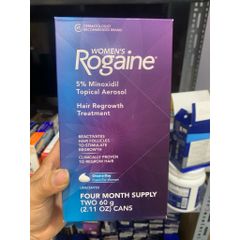 Kem mọc tóc Rogaine cho nữ - Bộ 2 chai Foam điều trị rụng tóc hiệu quả, chống khô, kích thích mọc tóc khỏe mạnh