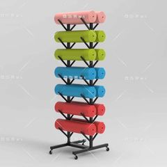 Giá Để Thảm Yoga Đa Năng - Kệ Treo Thảm Tập Tiết Kiệm Không Gian Cho Gia Đình và Phòng Tập Gym