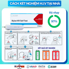 Que Tự Xét Nghiệm HIV Tại Nhà Mylan - Bộ Test Nhanh Kết Quả Trong 15 Phút, Chính Hãng, Tiện Lợi, An Toàn Sức Khỏe 3 Tháng