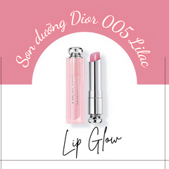 Son Dưỡng Dior Addict Lip Glow Màu 005 Lilac - Son Dưỡng Màu Hồng Tím Chính Hãng, Giúp Môi Mềm Mại và Quyến Rũ