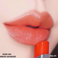 Son Dưỡng Môi Dior Addict Lip Glow 025 Seoul Scarlet - Son Dưỡng Môi Đỏ Cam Cao Cấp 3.2g Chính Hãng, Tạo Màu Sắc Tự Nhiên và Độ Ẩm Tuyệt Vời