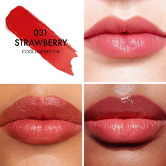 Son Dưỡng Môi Dior Addict Lip Glow Balm 031 Strawberry - Son Dưỡng Môi Cao Cấp Màu Đỏ Dâu 3.2g Chính Hãng, Dưỡng Ẩm và Thoa Lớp Nền