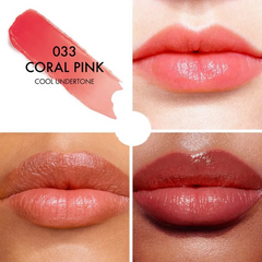 Son Dưỡng Dior Addict Lip Glow (Logo 2025) 033 Coral Pink - Son Môi Cao Cấp, Dưỡng Ẩm, Chăm Sóc Môi Tự Nhiên, Chính Hãng