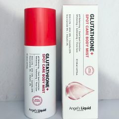 Xịt Giảm Mụn Lưng Angel's Liquid Glutathione 150ml - Giúp Làm Mờ Thâm và Ngăn Ngừa Mụn Hiệu Quả Cho Da êm Ái