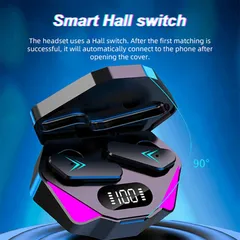 Tai Nghe Gaming Bluetooth 5.1 X15 TWS - Âm Thanh Hi-Fi, Không Dây, Thiết Kế Thể Thao, Chống Nước IPX5, Pin Trâu, Âm Thanh Vòm 10D