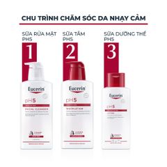 Sữa Rửa Mặt Eucerin PH5 Facial Cleanser 400ml - Dịu Nhẹ Cho Da Nhạy Cảm, Làm Sạch Hiệu Quả, Chăm Sóc Da Tối Ưu
