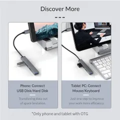HUB Orico USB Type-C 3.0 Splitter - Thiết Bị Mở Rộng Cổng Cho Macbook và Smartphone - Phụ Kiện Chất Lượng Cao