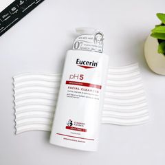 Sữa Rửa Mặt Eucerin PH5 Facial Cleanser 400ml - Dịu Nhẹ Cho Da Nhạy Cảm, Làm Sạch Hiệu Quả, Chăm Sóc Da Tối Ưu